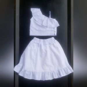 Handmade outfit maxi skirt and top 3T
